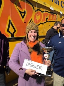 Lisa Isley Wins Corporate Woolly Worm Race