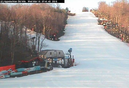 Appalachian Ski Mountain this morning