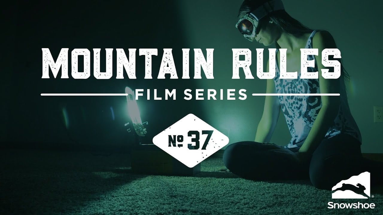 mountain rules film series goggle tan